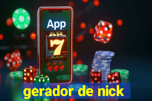 gerador de nick